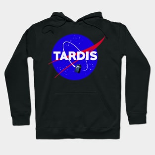 Tardis Nasa Space Parody Hoodie